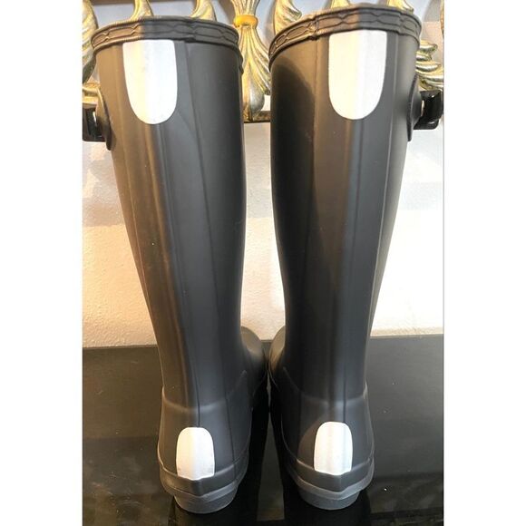 Hunter Rain Boots Kids Classic Original Tall Big Kid Size 3G/2B Matte Black NEW - Picture 5 of 10